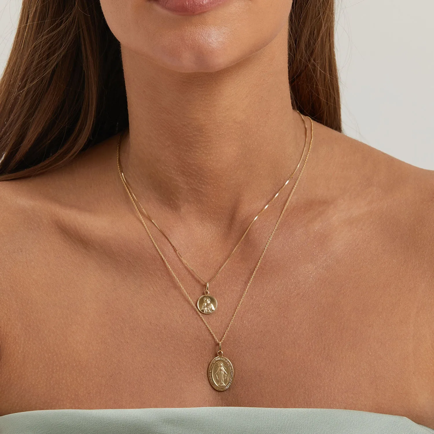 Round Religious Charm