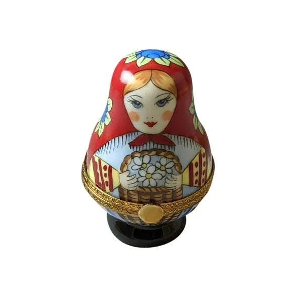 Russian Dolls 3 Red Scarf
