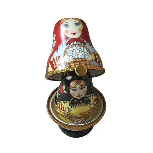 Russian Dolls 3 Red Scarf