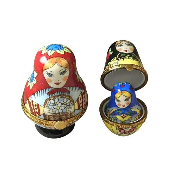 Russian Dolls 3 Red Scarf