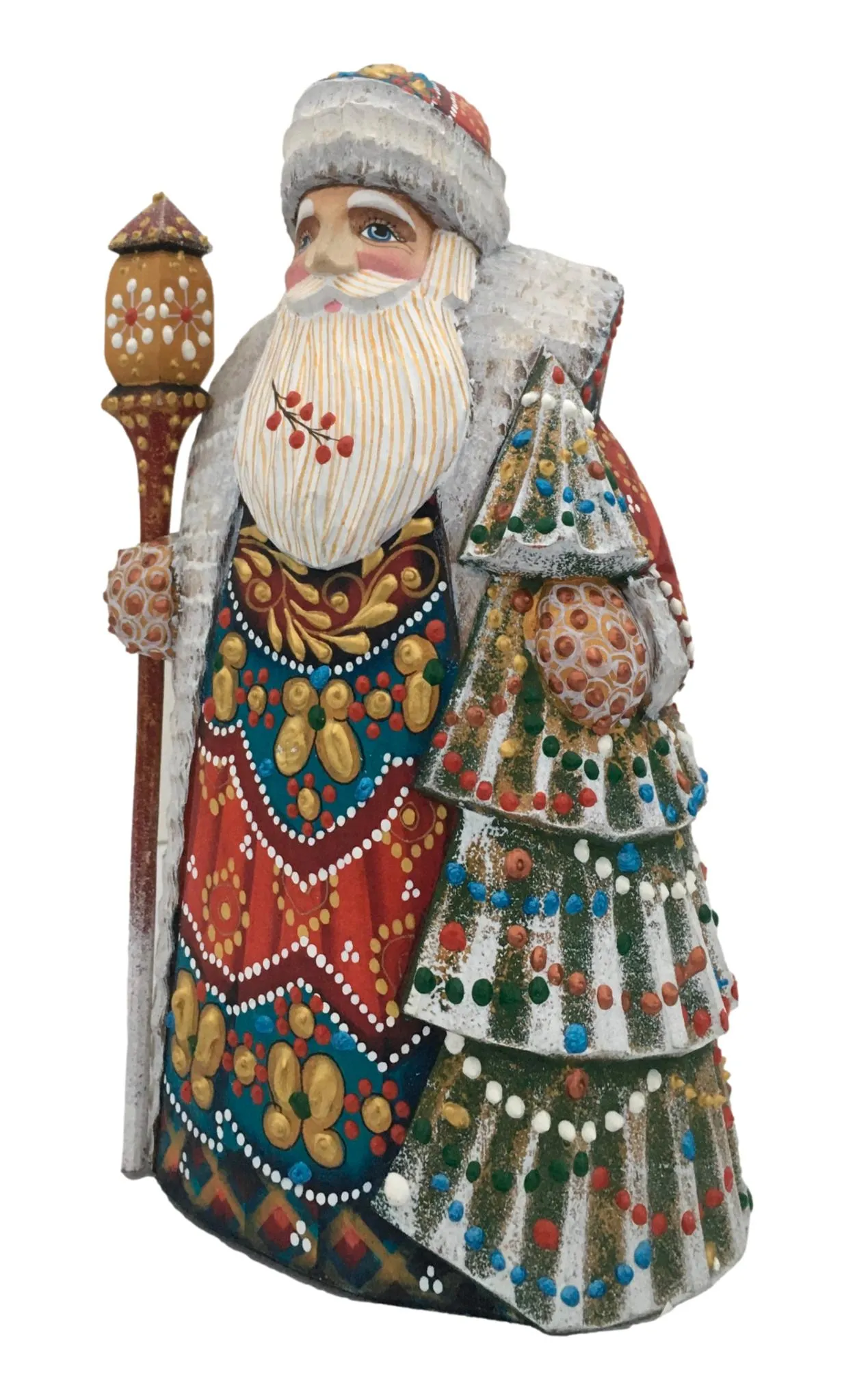 Russian Father Frost with Christmas Tree