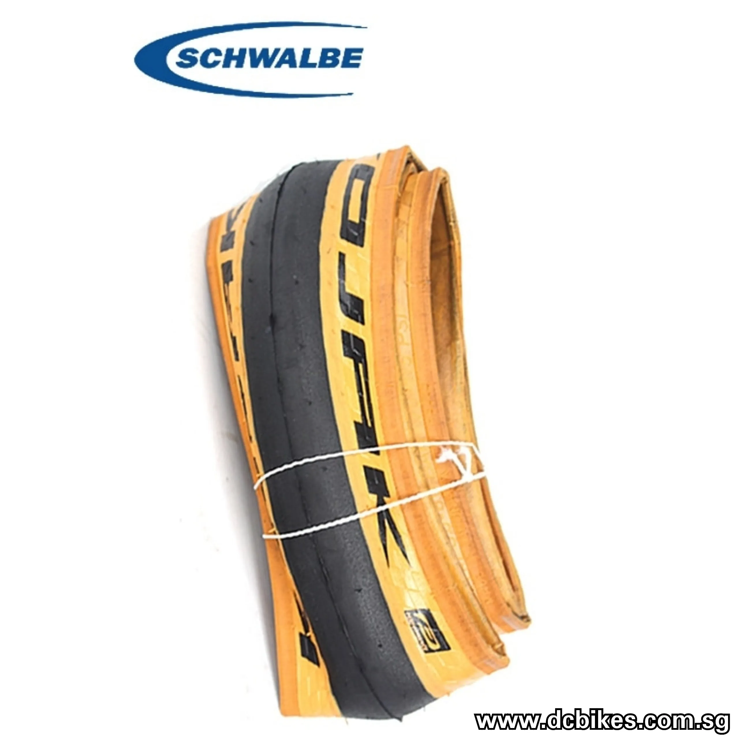 Schwalbe 16'' X 1-1/4 Kojak Brompton Foldie Folding Skinwall Tyres Etrto: 32-349 (2 Tires)