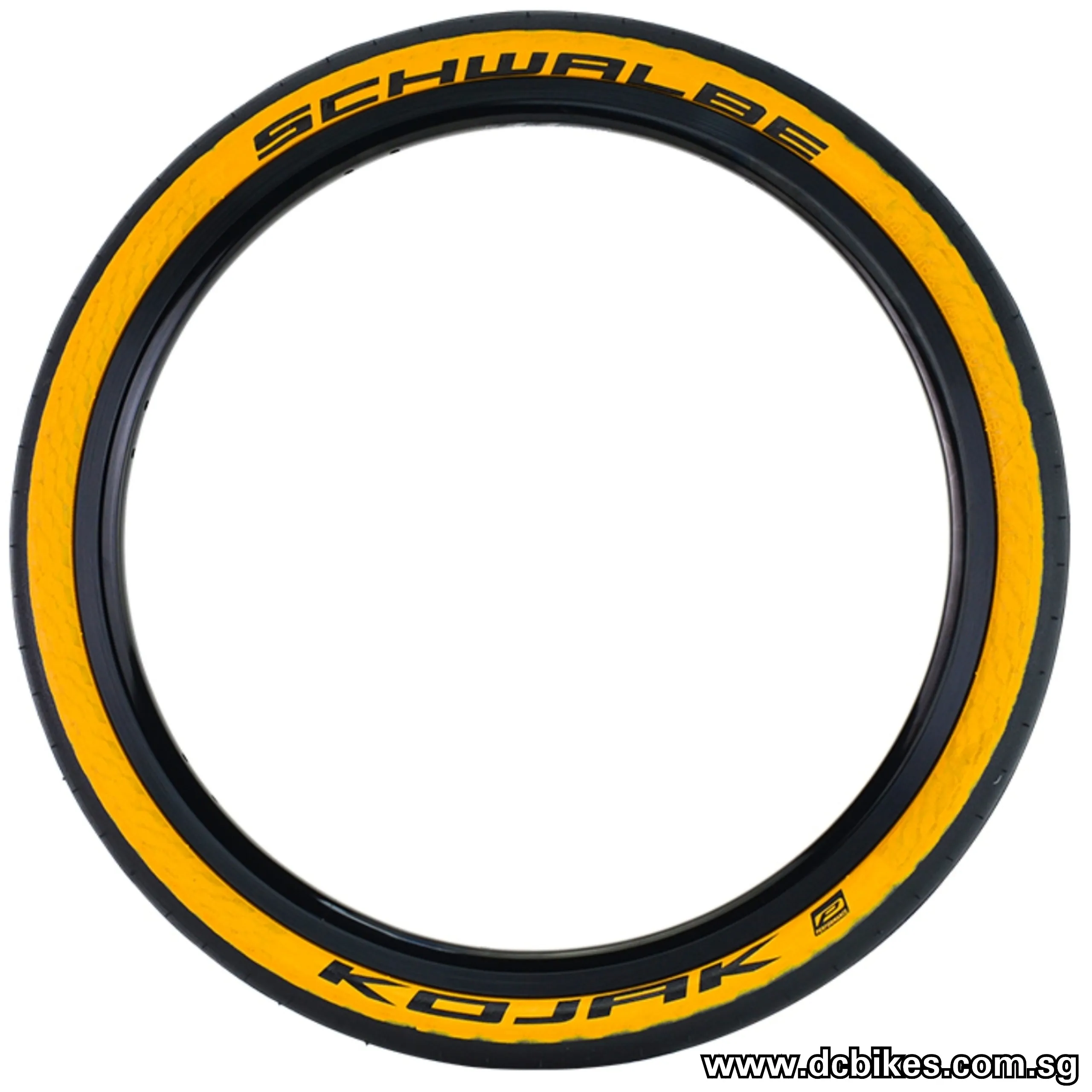 Schwalbe 16'' X 1-1/4 Kojak Brompton Foldie Folding Skinwall Tyres Etrto: 32-349 (2 Tires)