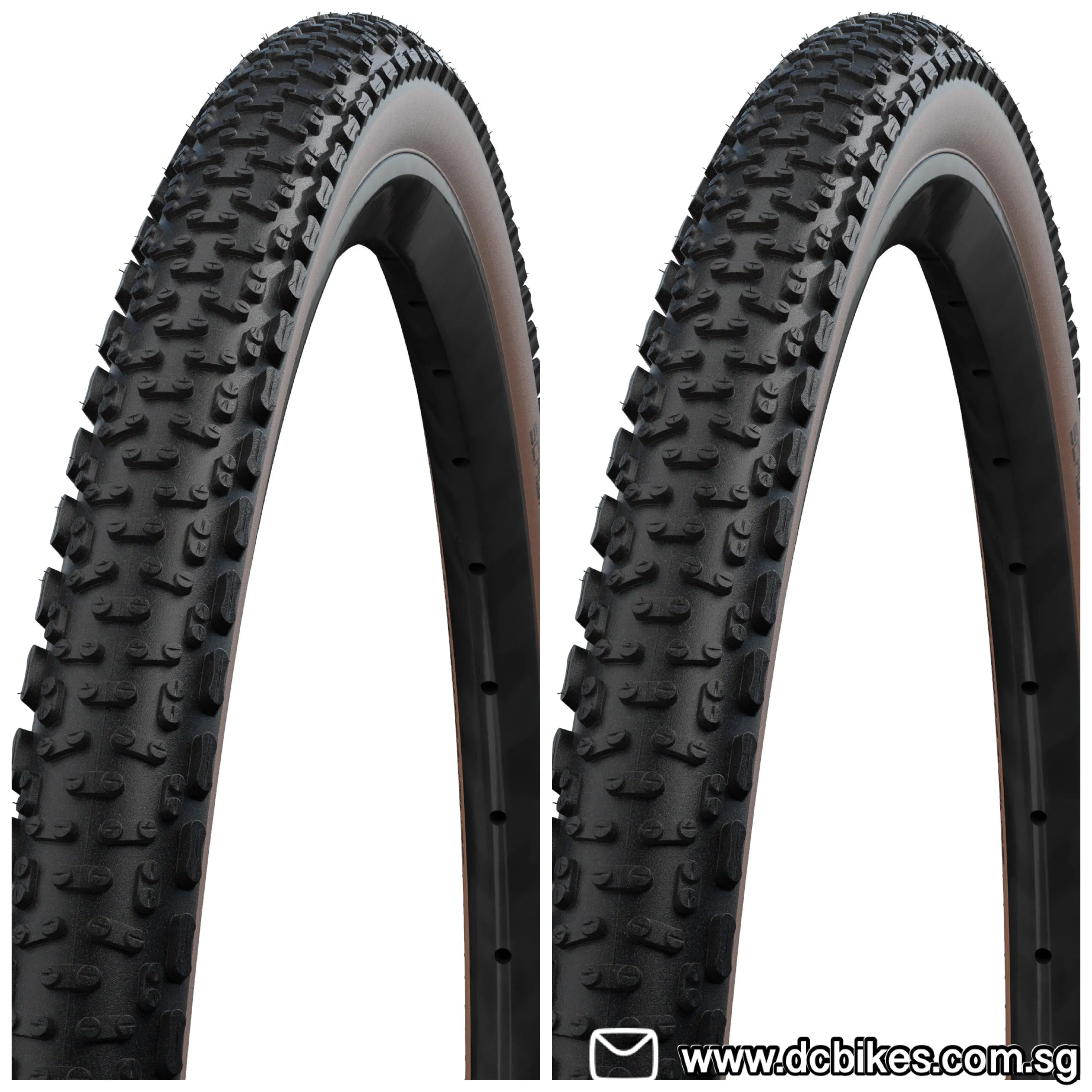Schwalbe 28/29 X 2.0 G-One 700c X 50c Ultrabite Black/Skinwall Folding Tyres - Etrto: 50-622 (2Tires)
