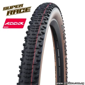Schwalbe 29 X 2.25 Racing Ralph Evo ADDIX Super Race Tubeless Skinwall Folding Tyres (1 Tire) 