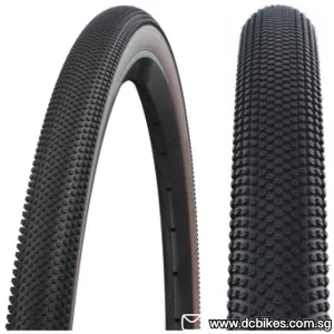 Schwalbe 700c X 35c/40c G One 28/29 X 1.35/1.5 Allround RaceGuard Tubeless Skinwall Folding Tyres (2 Tires) 