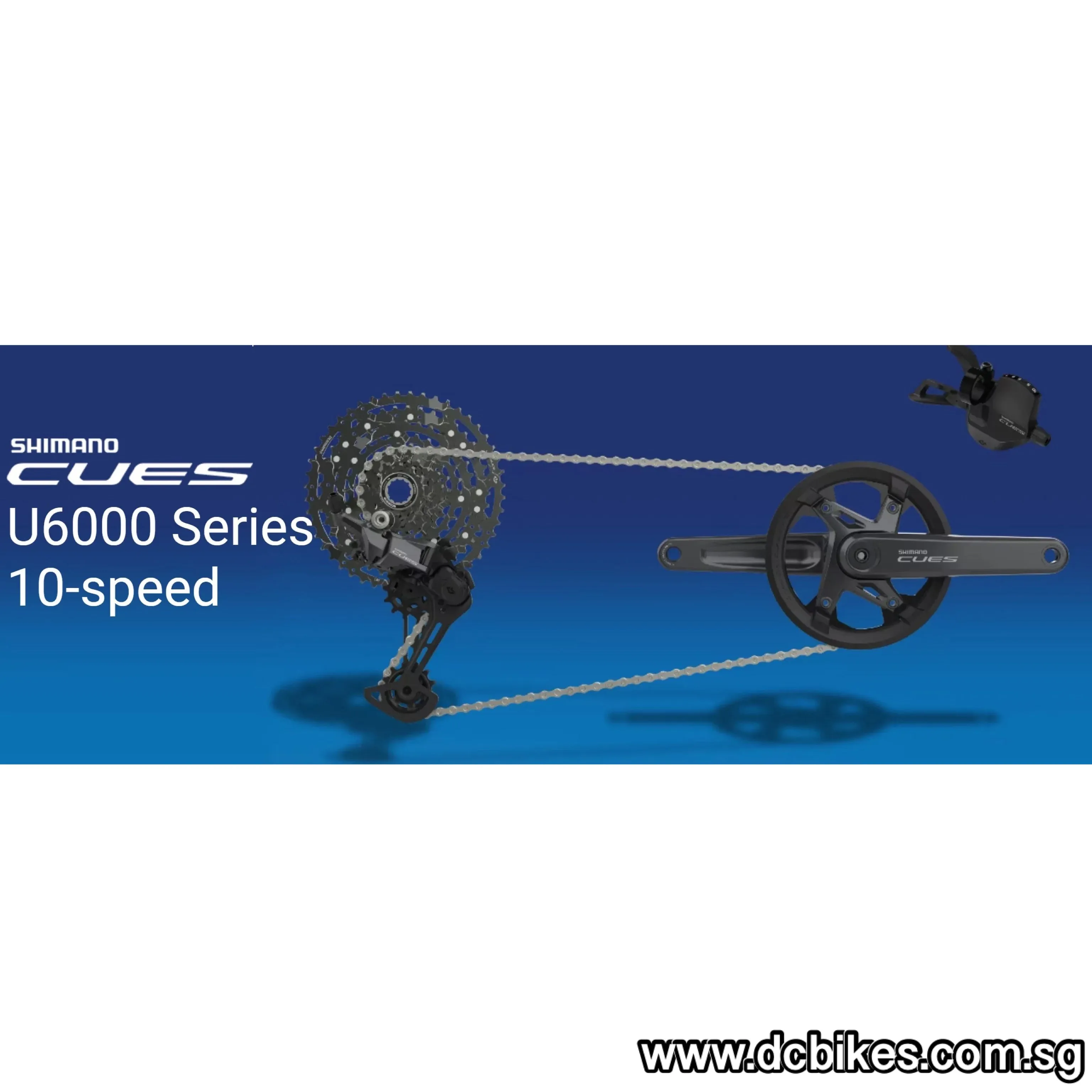 Shimano 10 | 11 Speed Cues U6000 Shifter   Rear Derailleur   48T | 50T Cassette   Chain Groupset