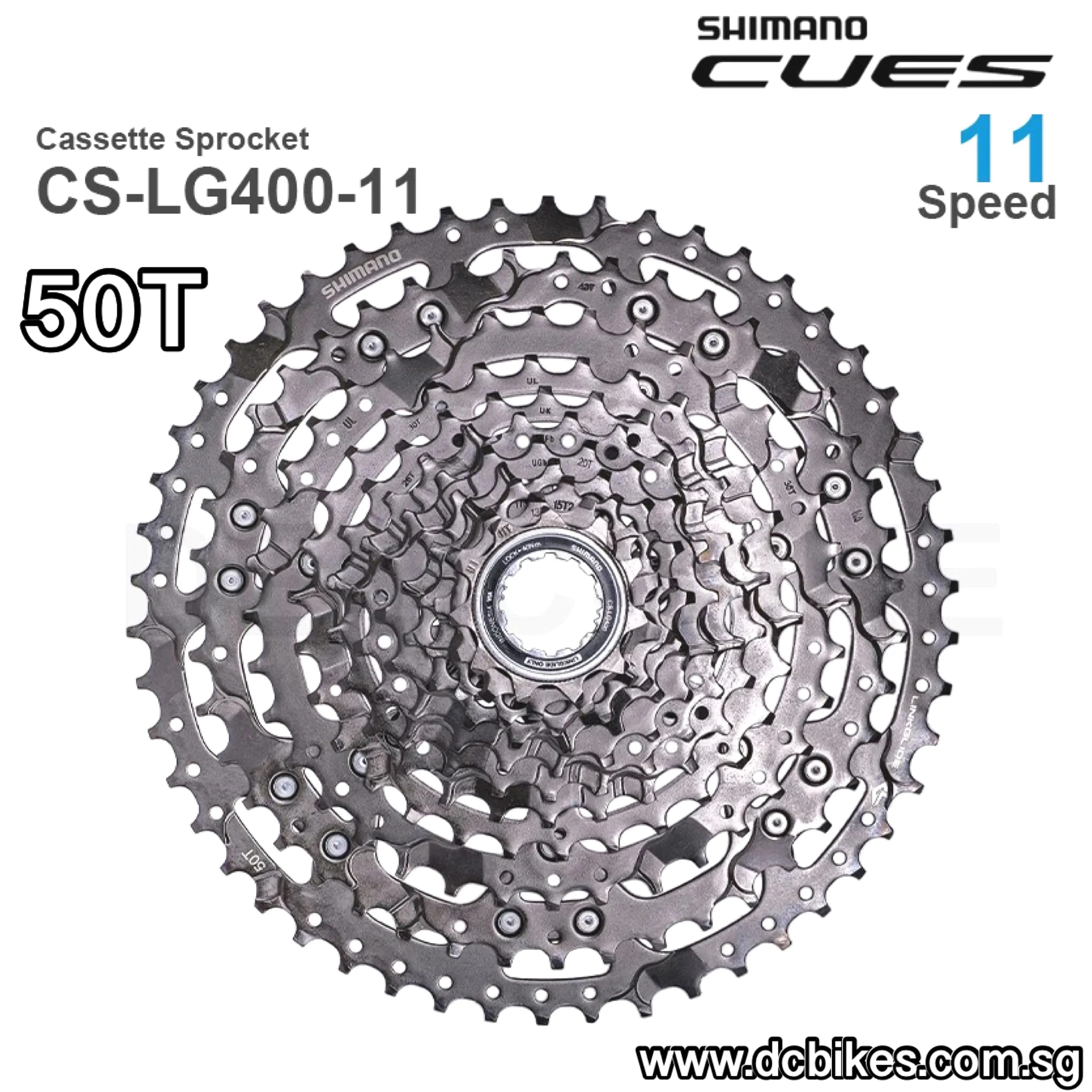Shimano 10 | 11 Speed Cues U6000 Shifter   Rear Derailleur   48T | 50T Cassette   Chain Groupset