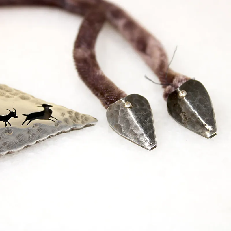 Silver Arrowhead Necklace by Antonio Pineda