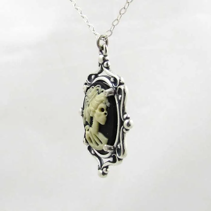 Skeleton Cameo Pendant