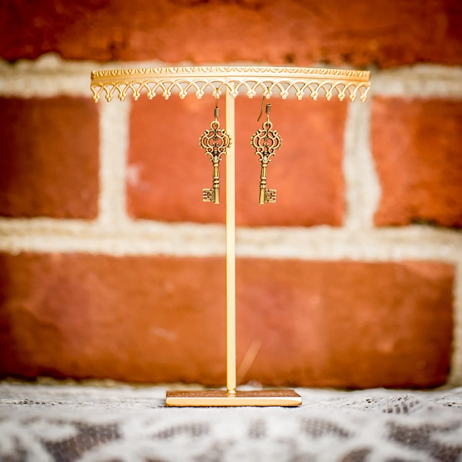 Skeleton Key Earrings