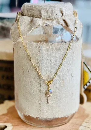 Skeleton Key Link Necklace