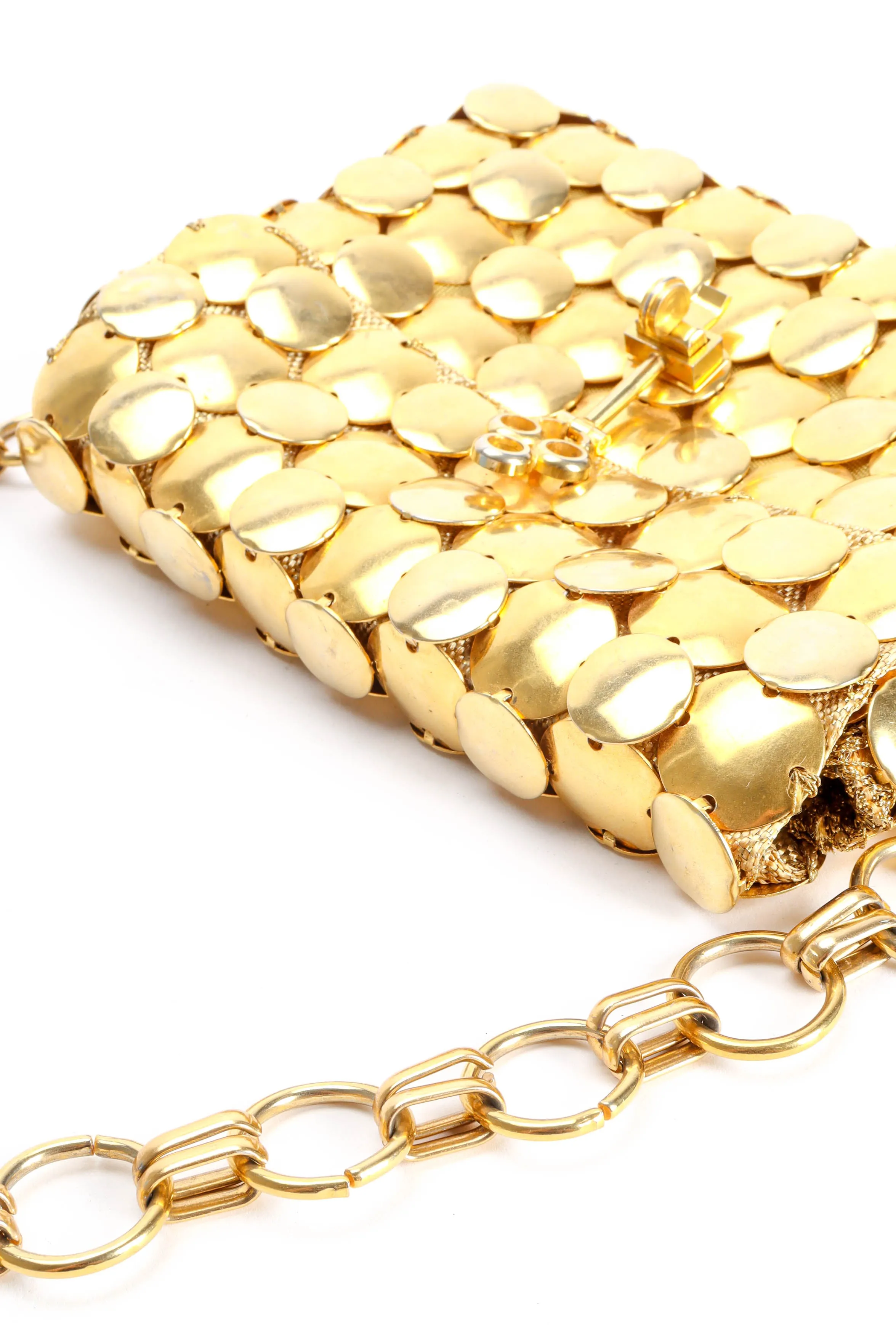 Skeleton Key Metal Circles Bag