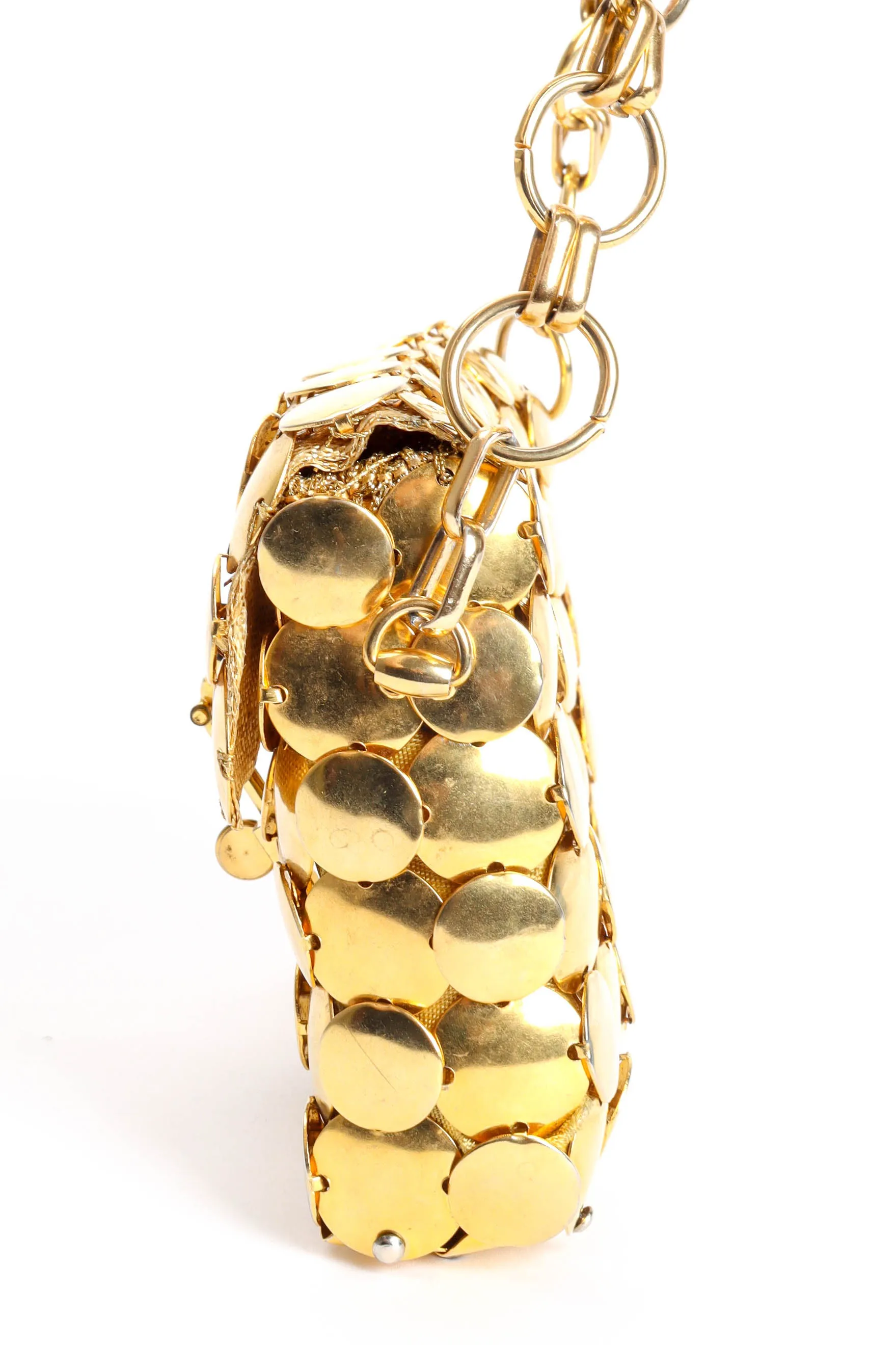 Skeleton Key Metal Circles Bag