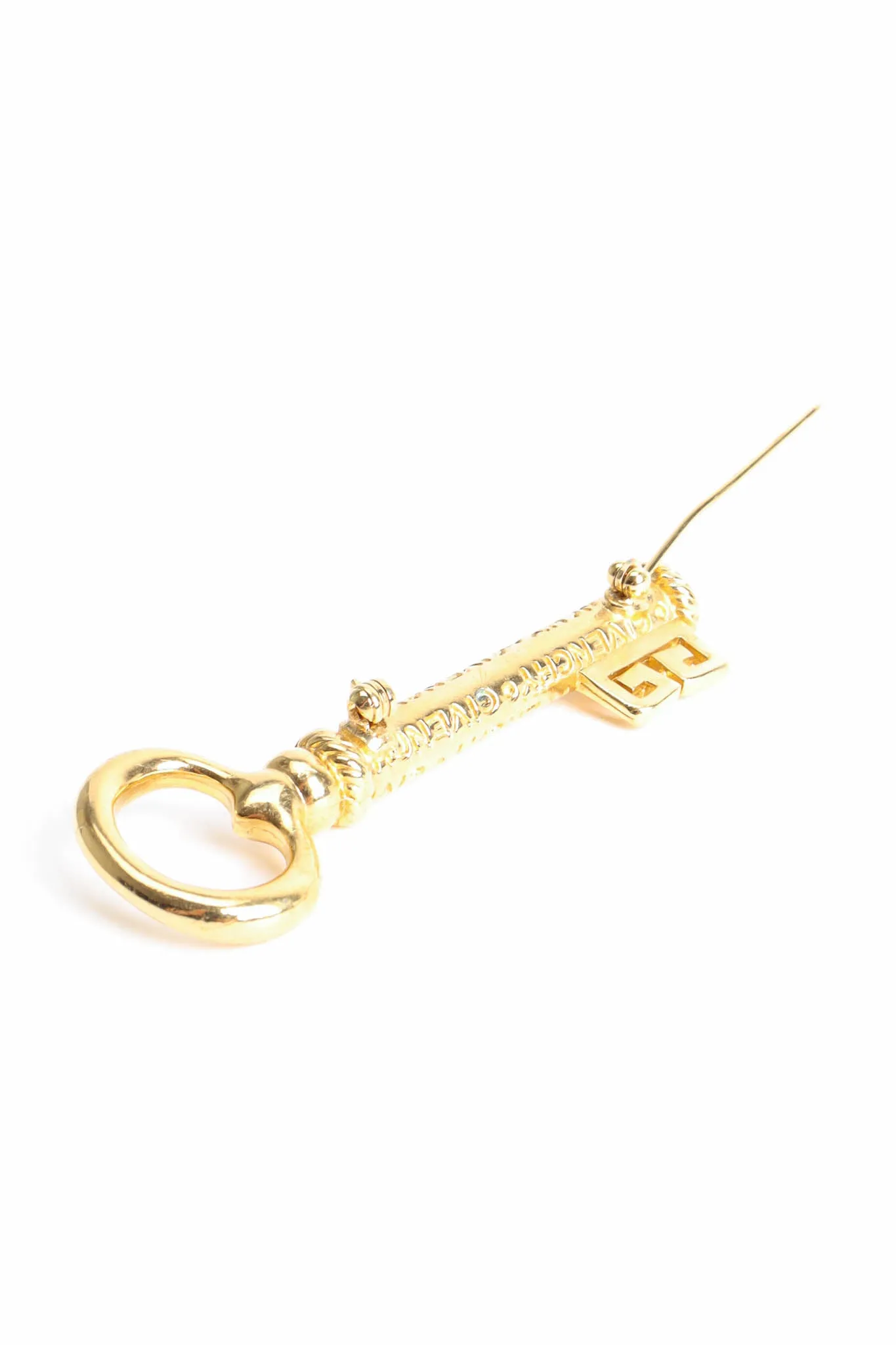 Skeleton Key Monogram Pin