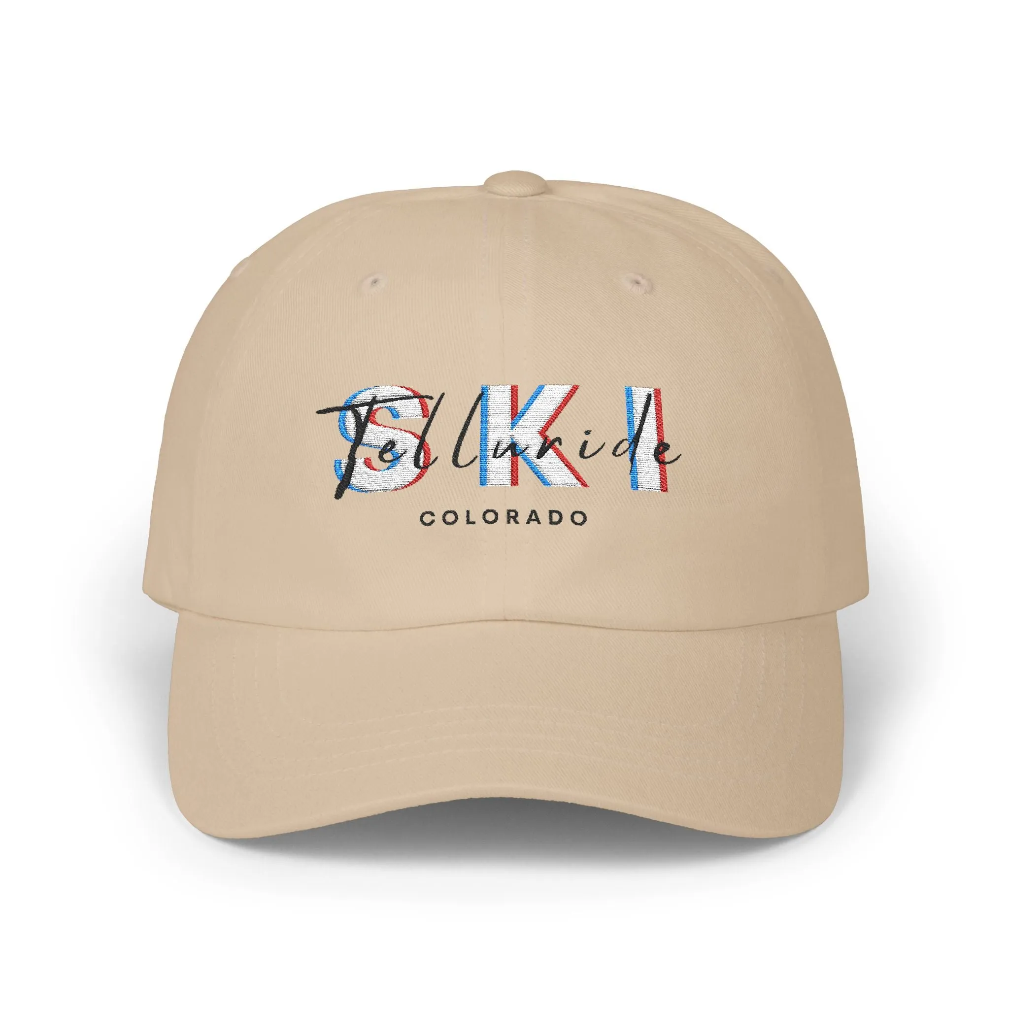Ski Telluride Colorado - Embroidered Baseball Hat