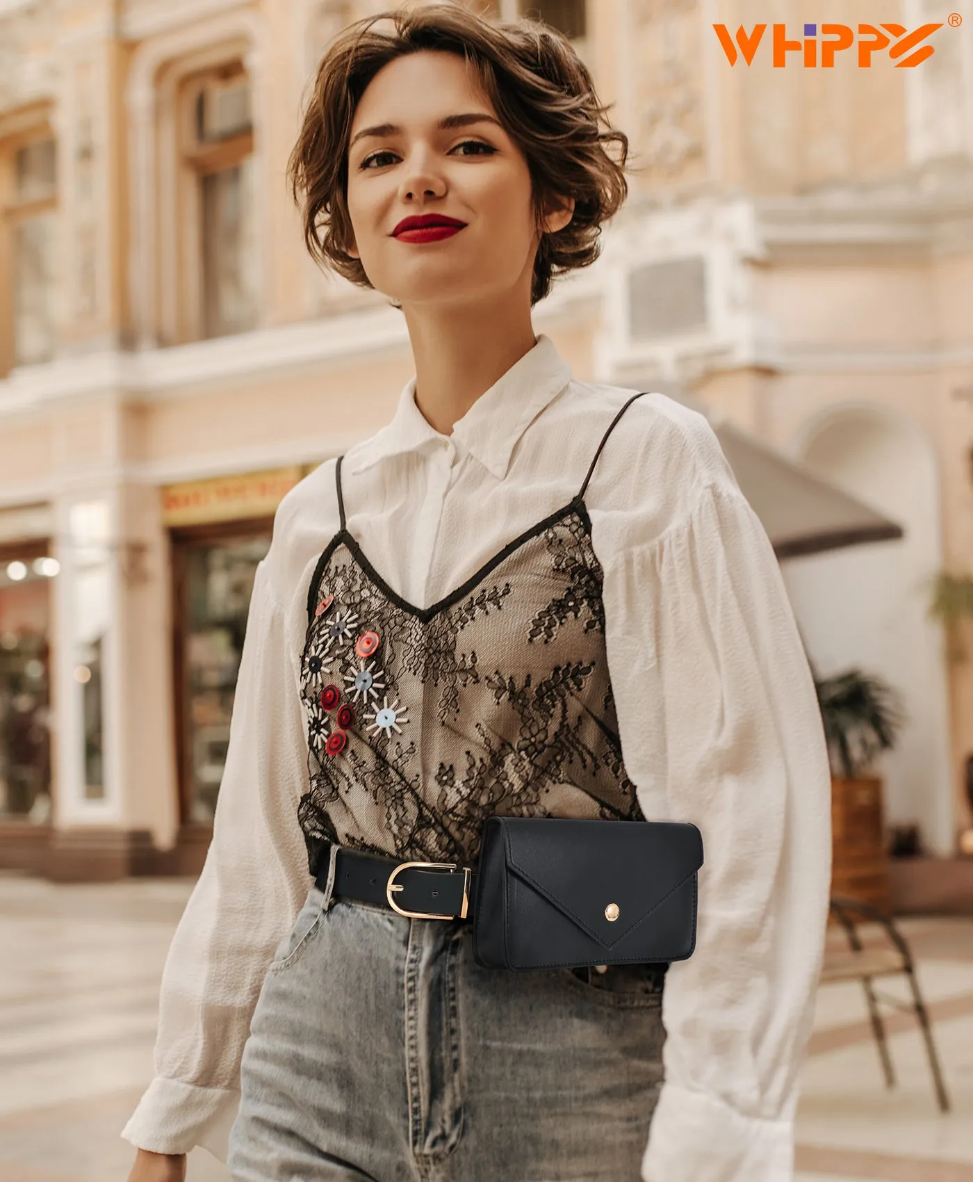 Slim Fashion Fanny Pack Phone Holder Money Belt For Women