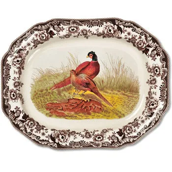 Spode Woodland 19" Platter Pheasant