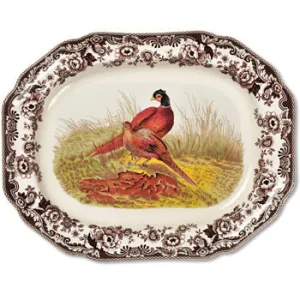 Spode Woodland 19" Platter Pheasant
