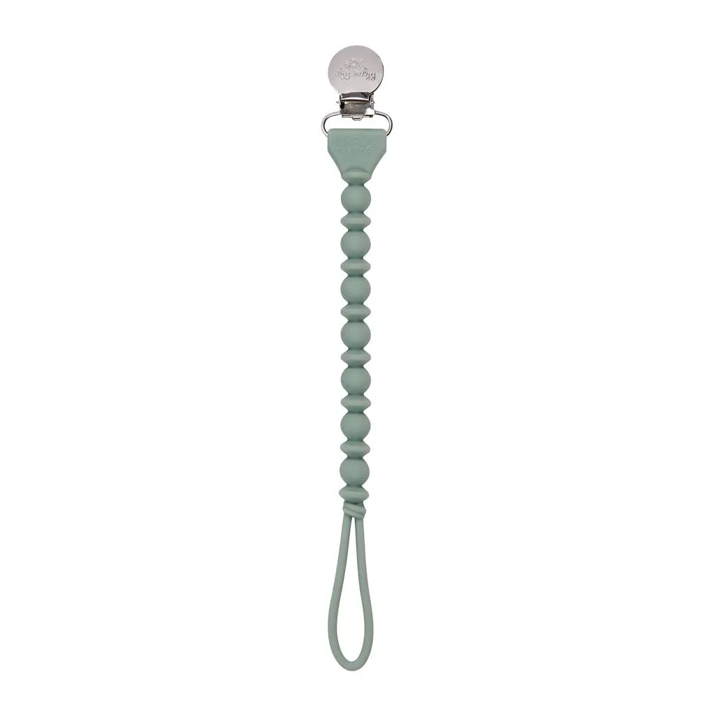 SUCCULENT BEADED SWEETIE STRAP SILICONE ONE-PIECE PACIFIER CLIP