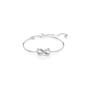 Swarovski Rhodium Hyperbola Infinity Bracelet