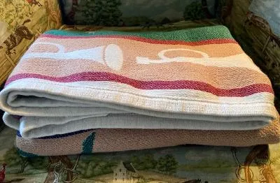Throw Vintage Fox Hunt Motif