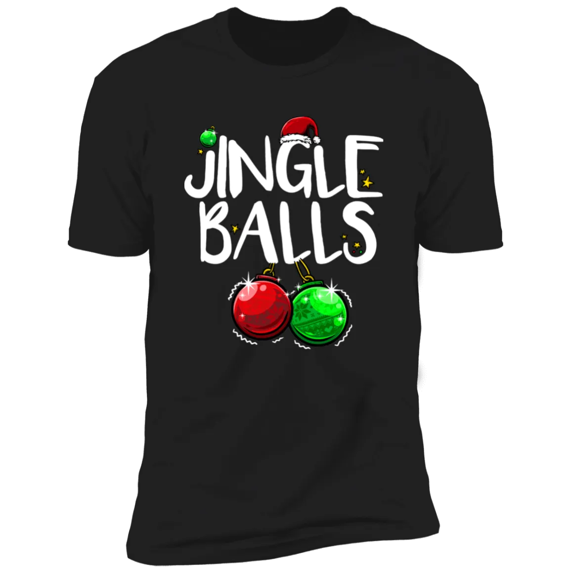 Tinsel Tits & Jingle Balls Tinsel Tits | Deluxe Black Tees