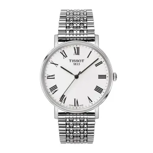 Tissot Clock everytime medium 38mm silver quartz steel t109.410.11.033.00
