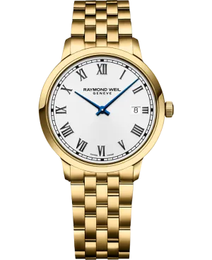 Toccata Men's Classic Gold PVD White Dial Quartz Watch