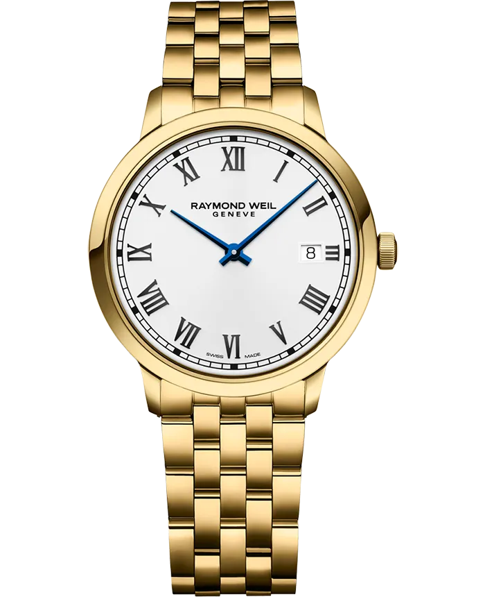 Toccata Men's Classic Gold PVD White Dial Quartz Watch