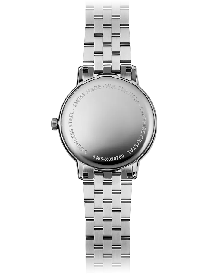 Toccata Men's Classic White Dial Stainless Steel Quartz Watch