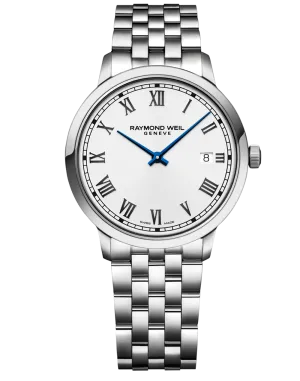 Toccata Men's Classic White Dial Stainless Steel Quartz Watch