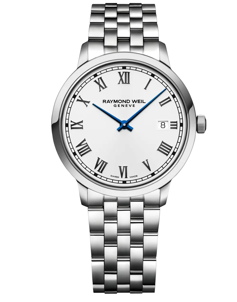 Toccata Men's Classic White Dial Stainless Steel Quartz Watch