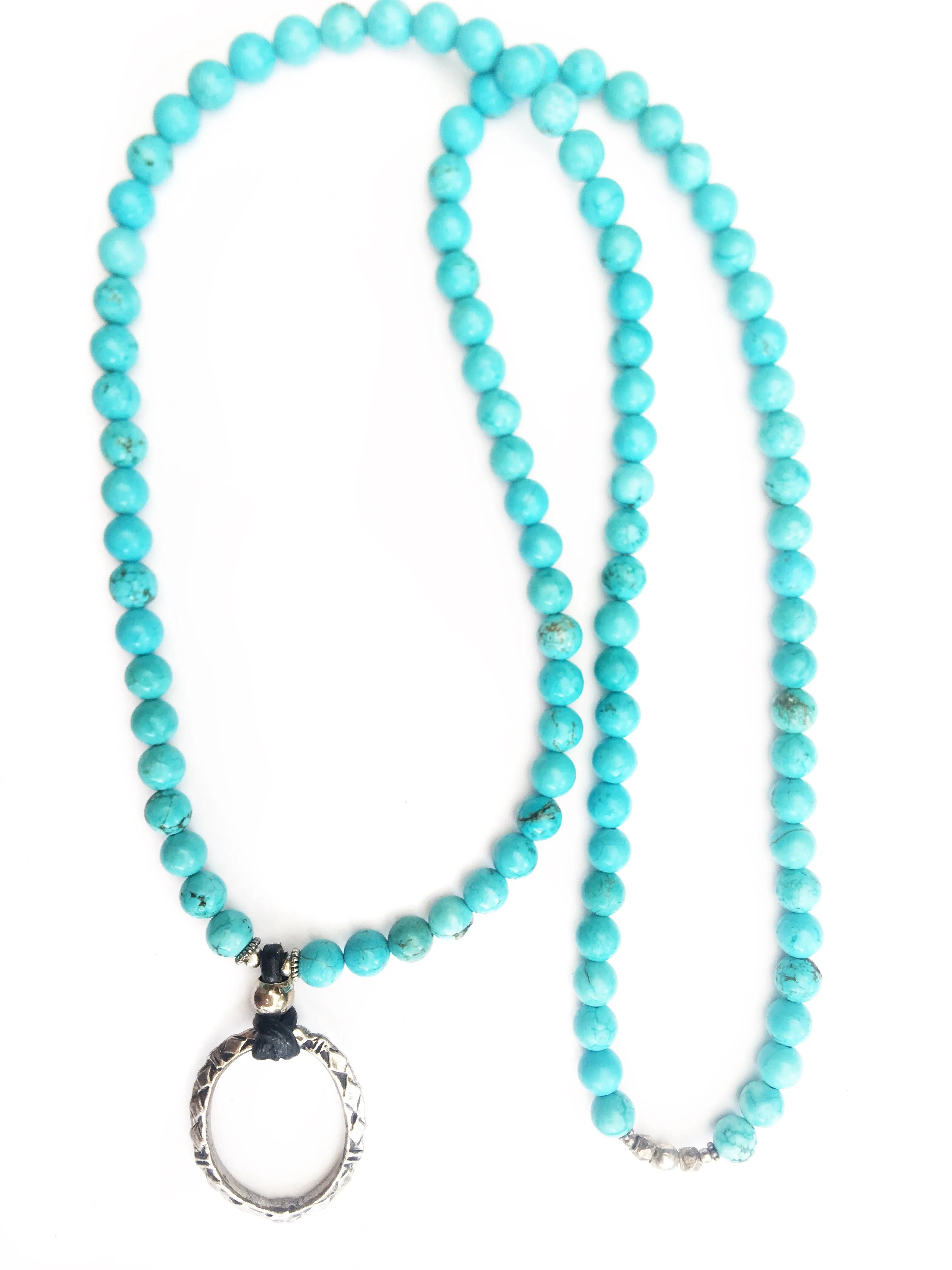 Turquoise Dreamy Eyering Necklace