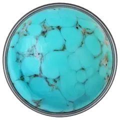 Turquoise Matrix Luster Stone Upholstery Nail