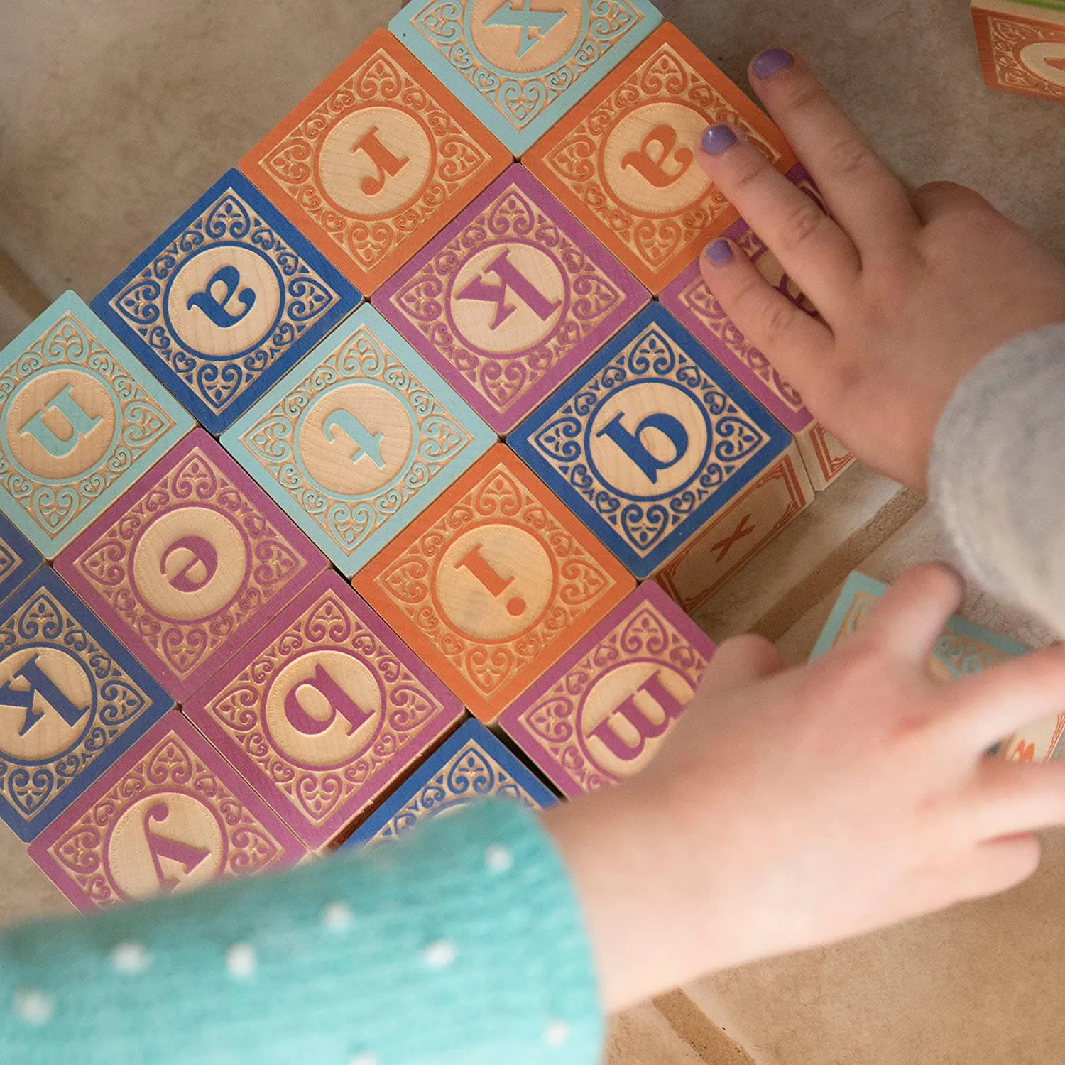 Uncle Goose Classic Lowercase ABC Blocks