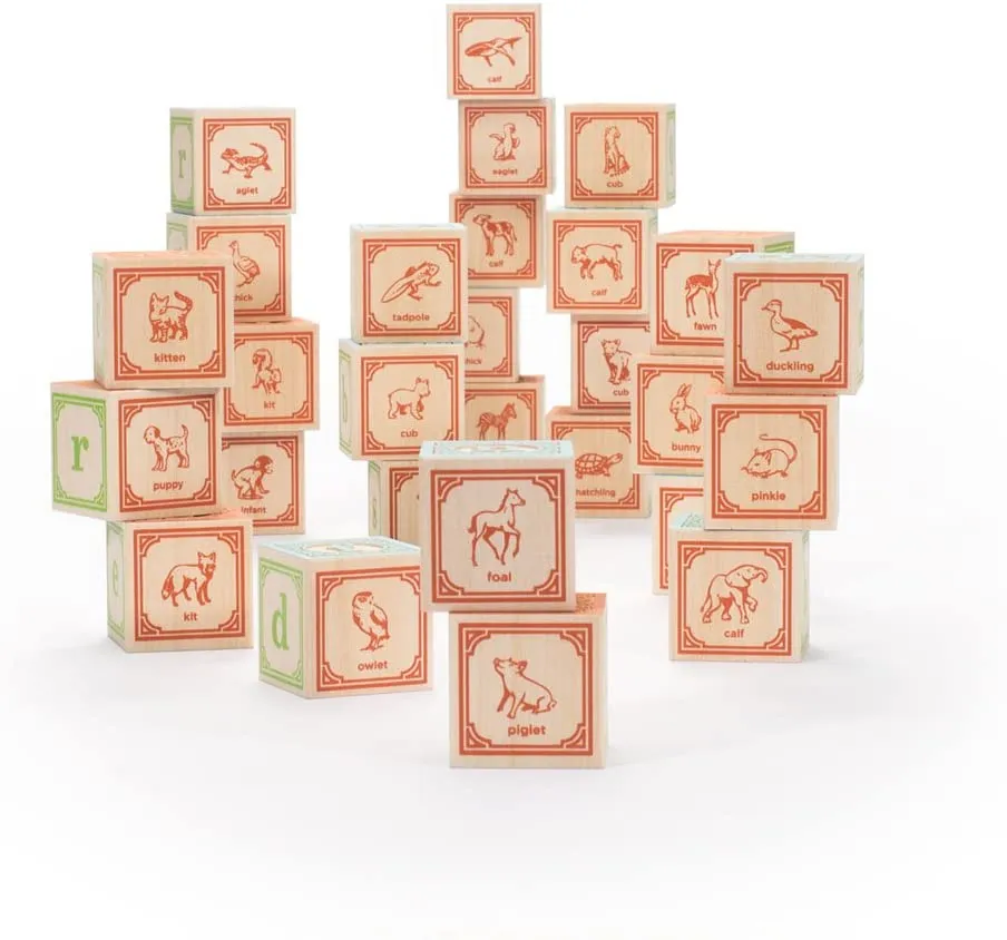 Uncle Goose Classic Lowercase ABC Blocks
