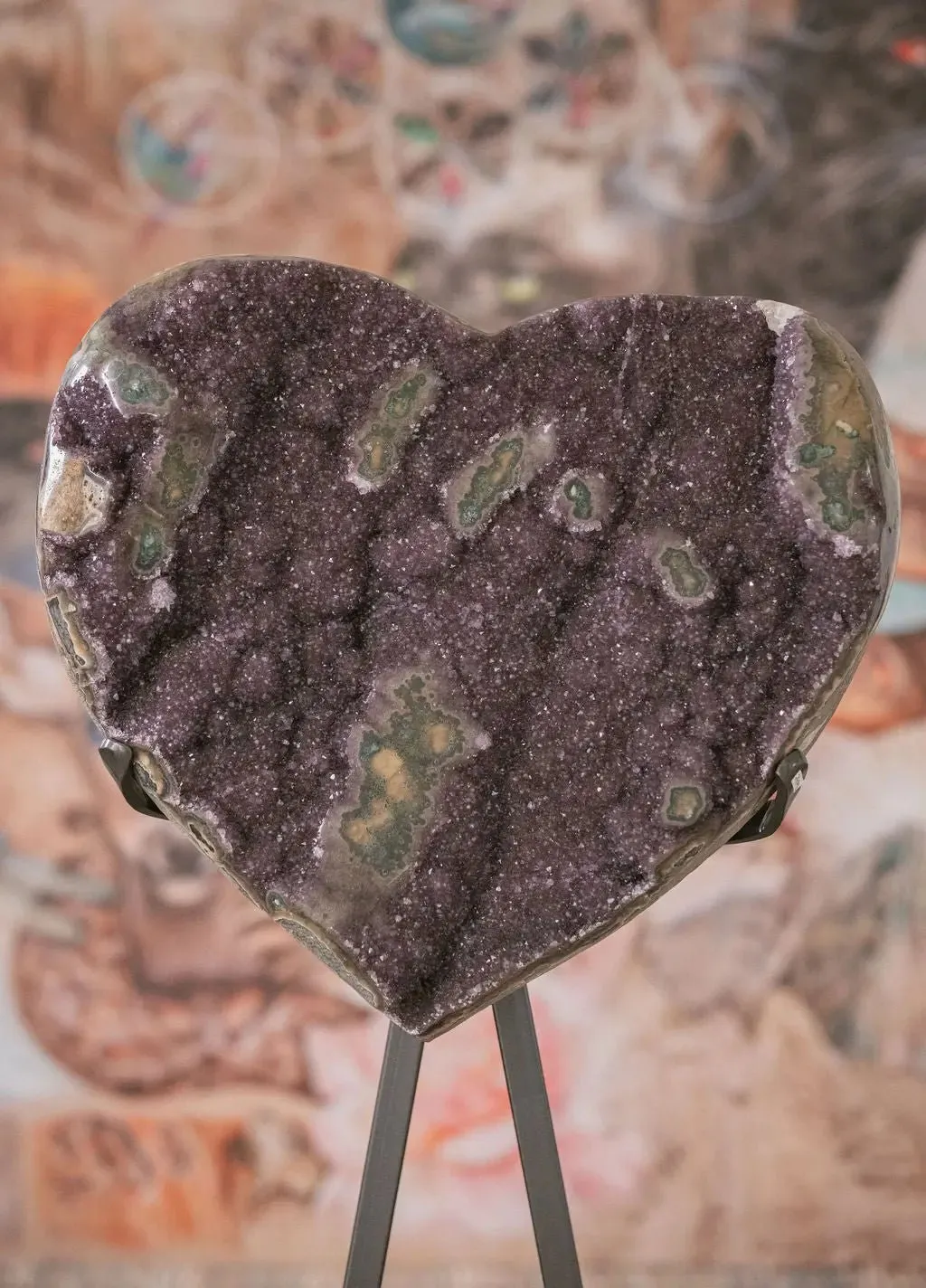 Uruguayan Amethyst Heart Collectors Piece (3 Foot)