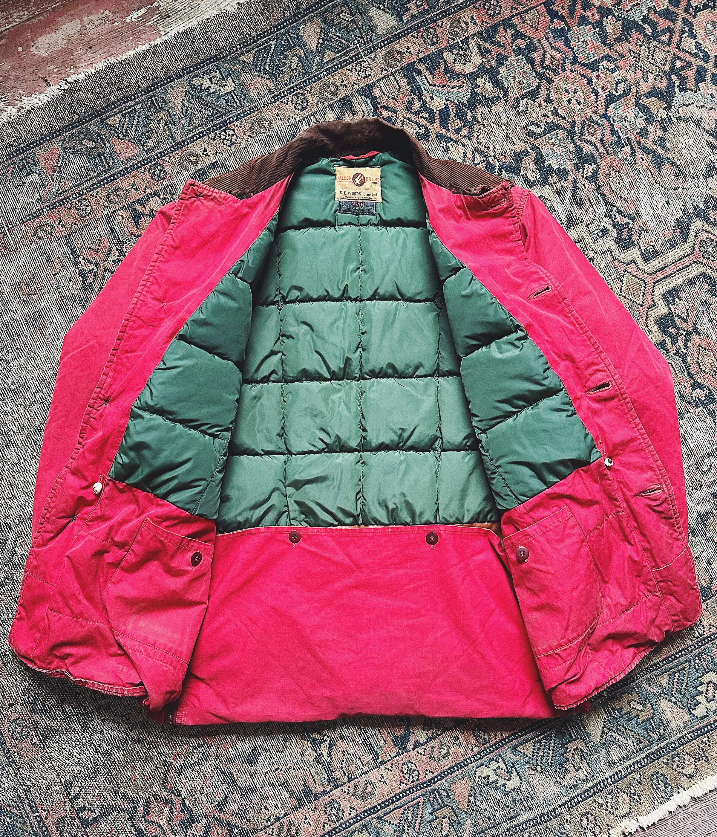 Vintage Falcon Brand Down Hunting Jacket
