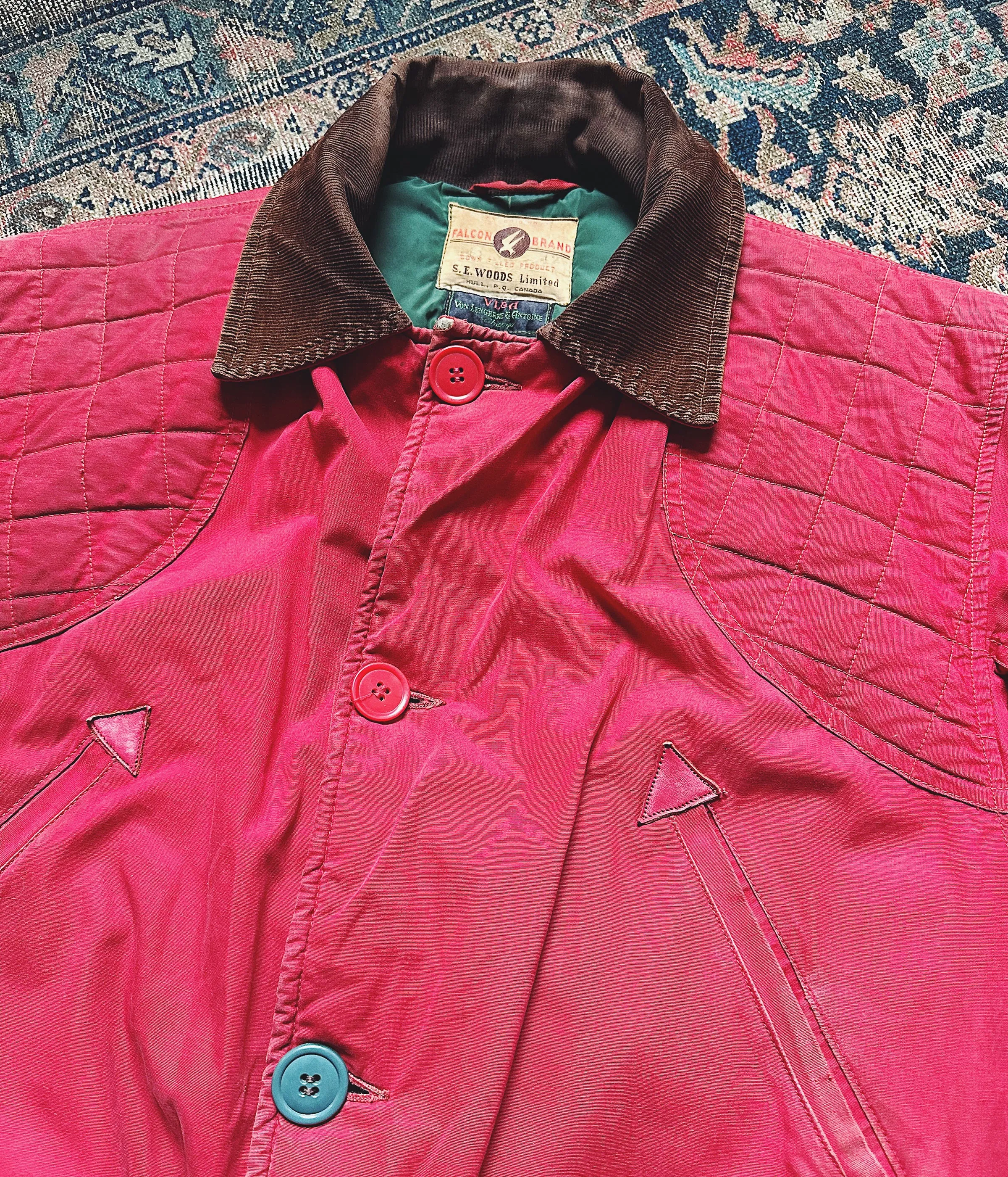 Vintage Falcon Brand Down Hunting Jacket