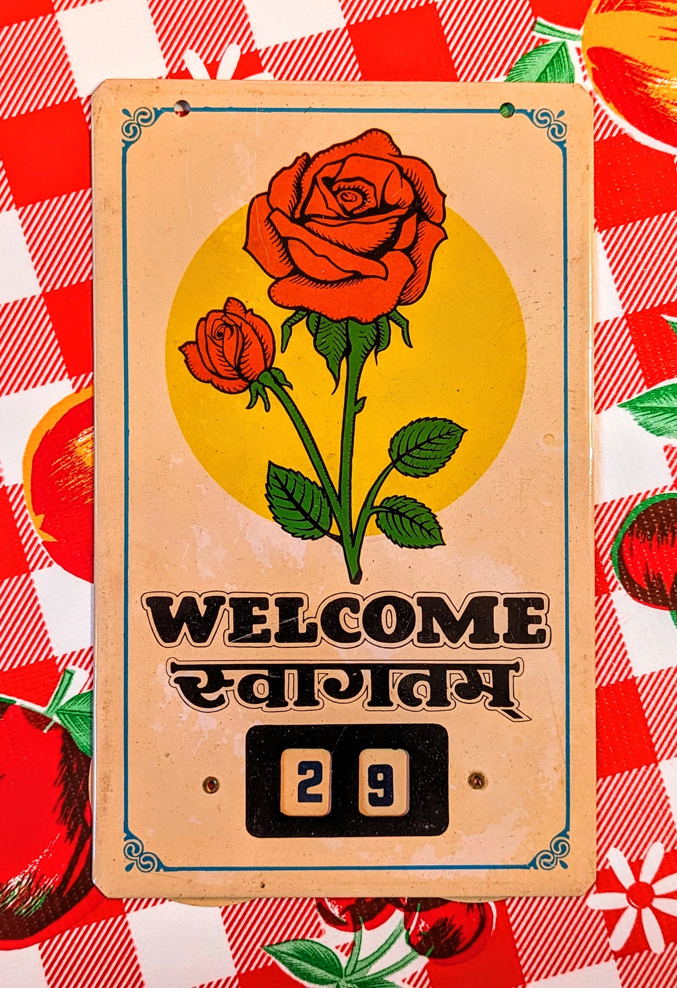 Vintage indian shop signs