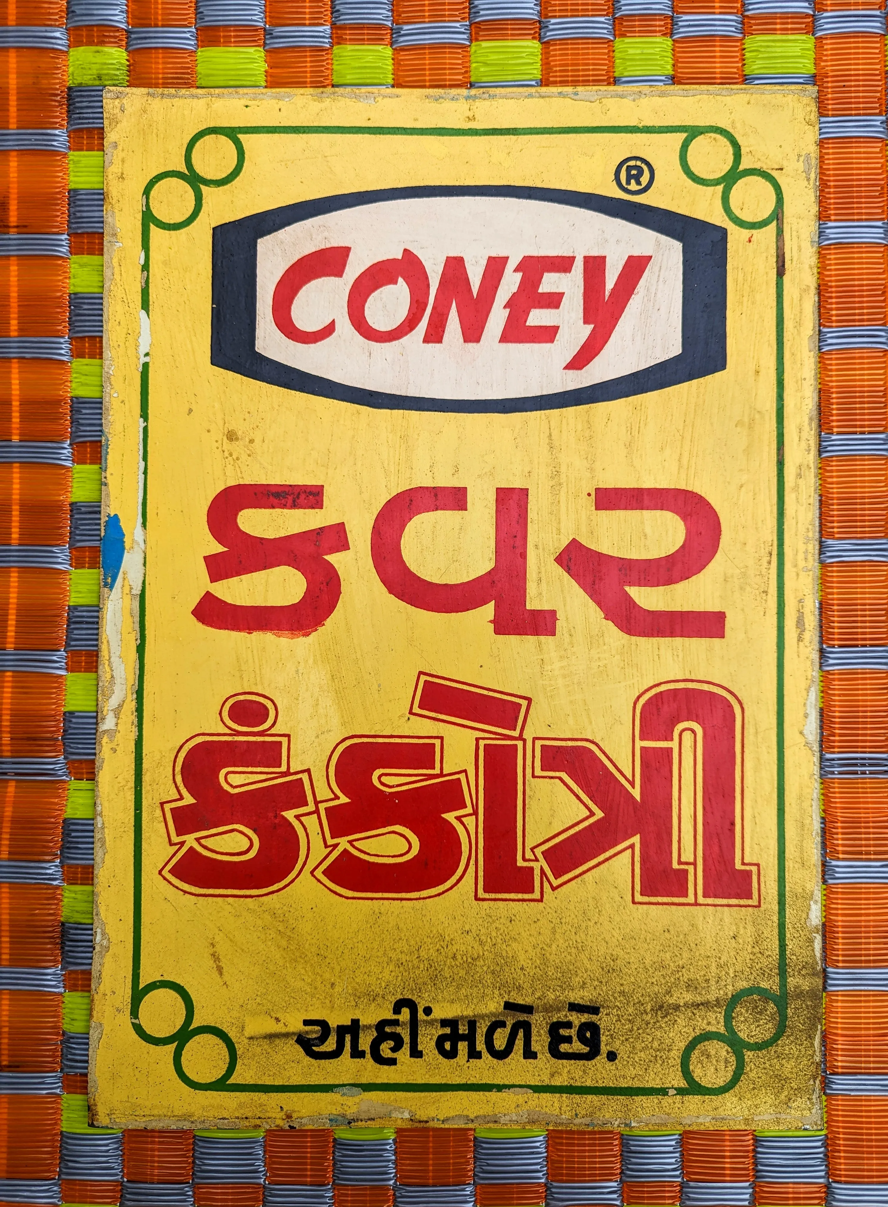 Vintage indian signs, large