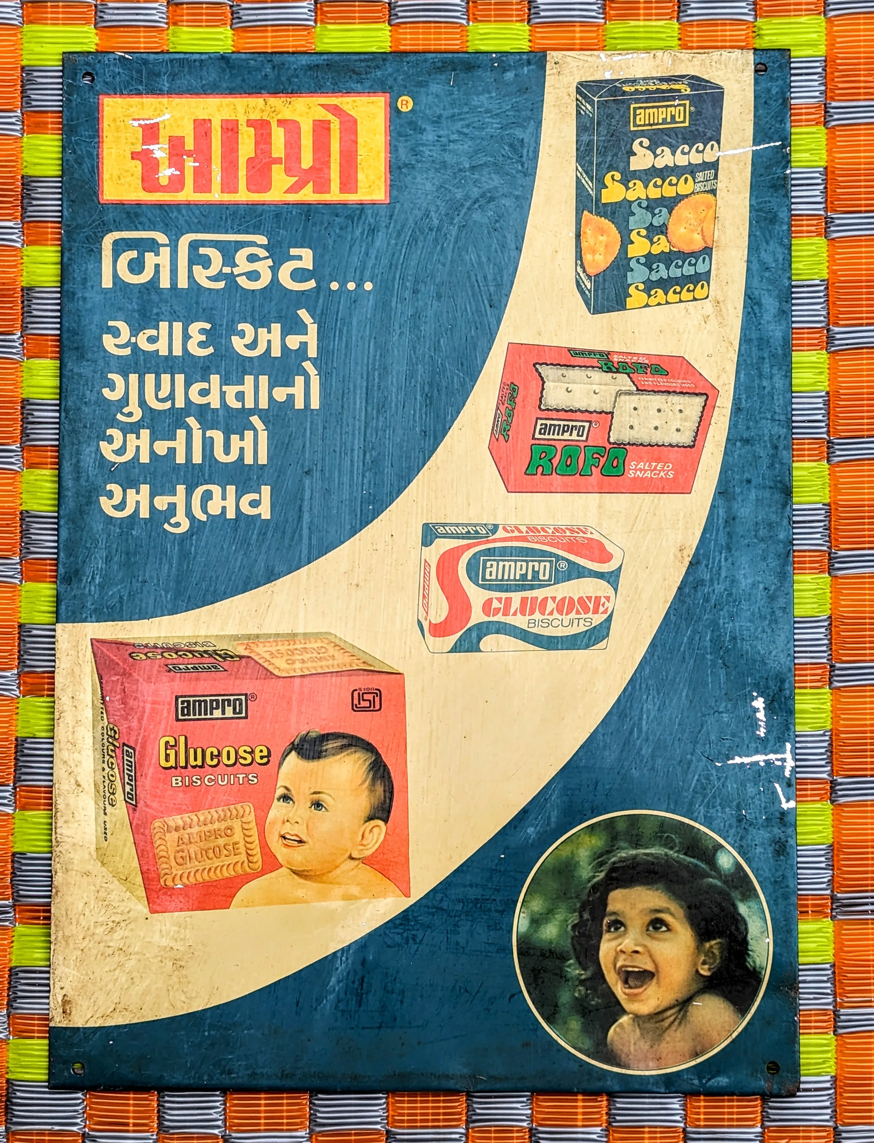 Vintage indian signs, large