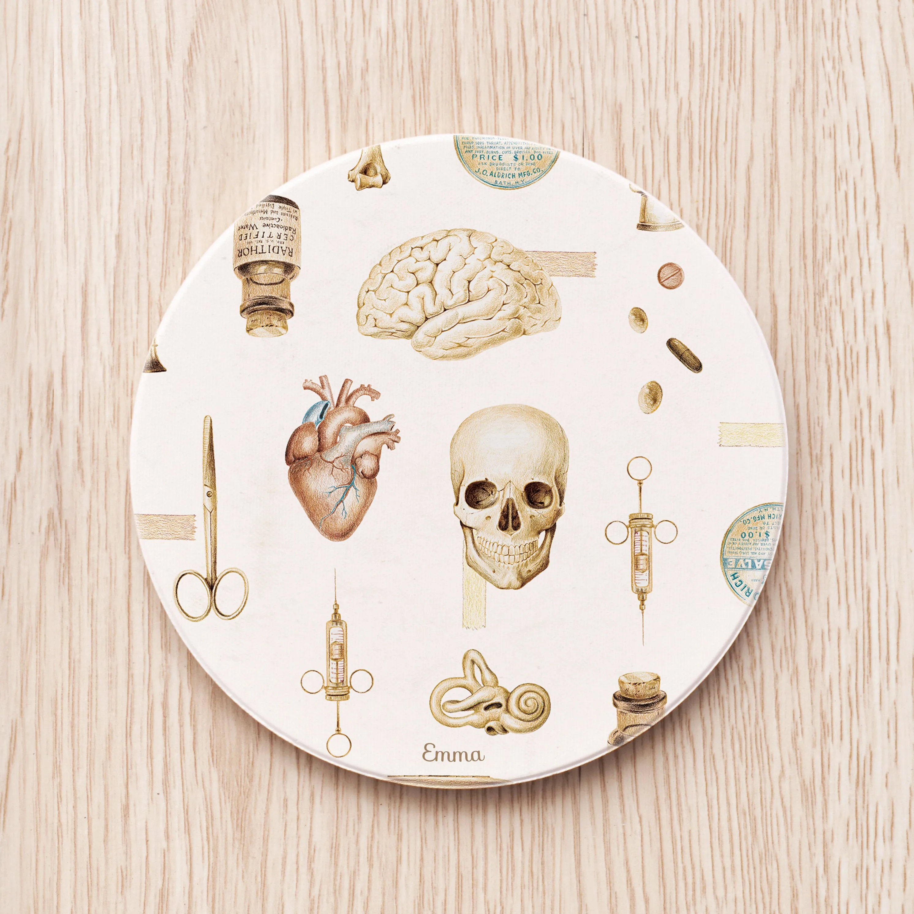 Vintage Medical Art Coaster