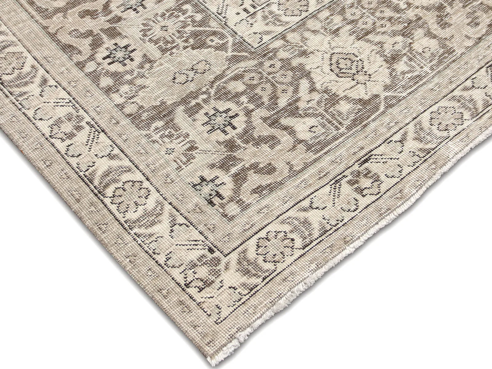 Vintage Persian Tabriz Rug - 10'7" x 14'0"
