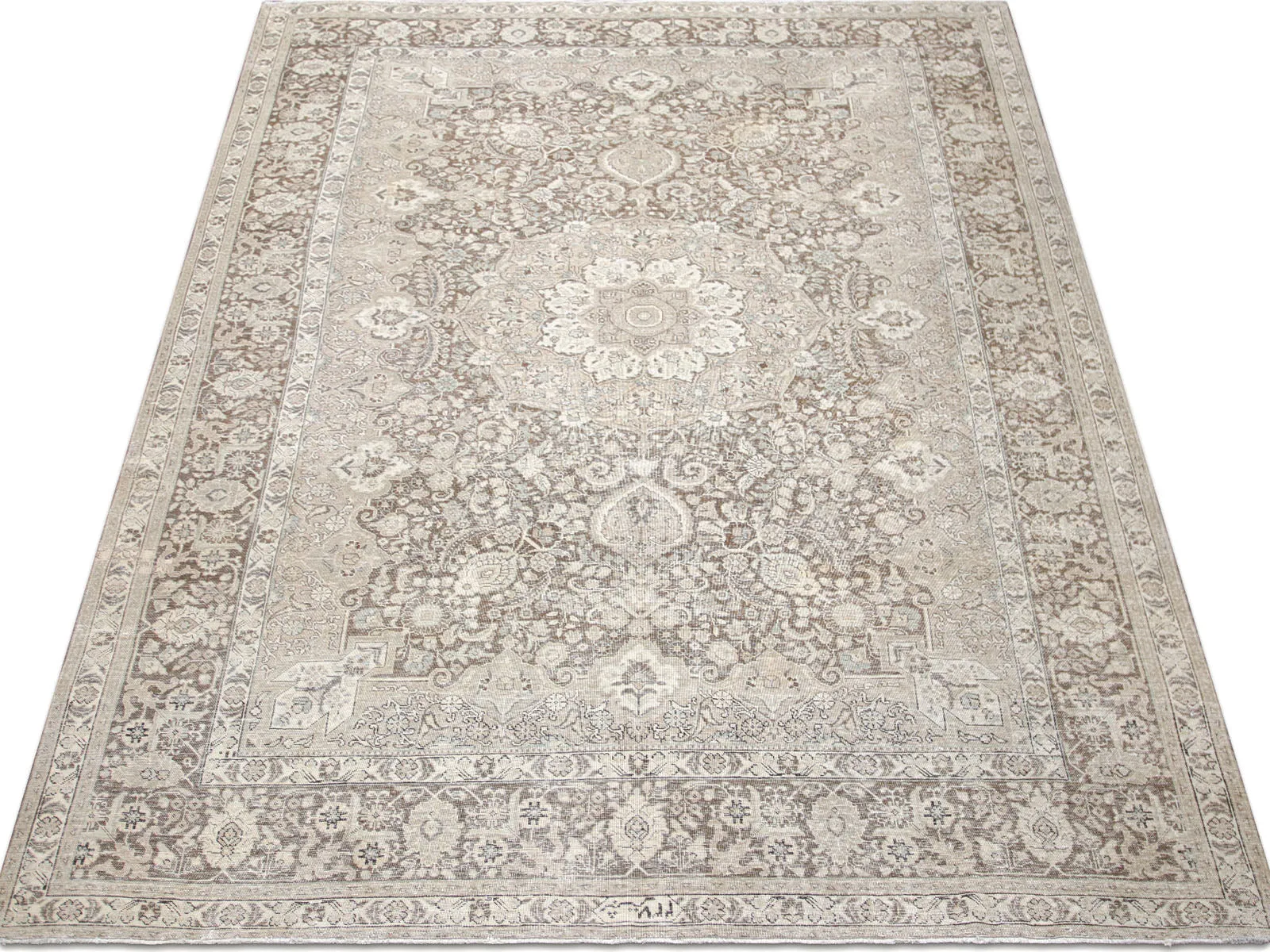 Vintage Persian Tabriz Rug - 10'7" x 14'0"