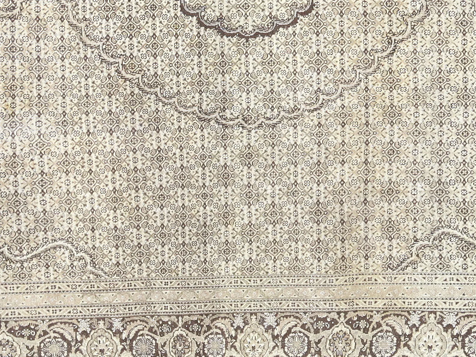 Vintage Persian Tabriz Rug - 7'9" x 9'10"