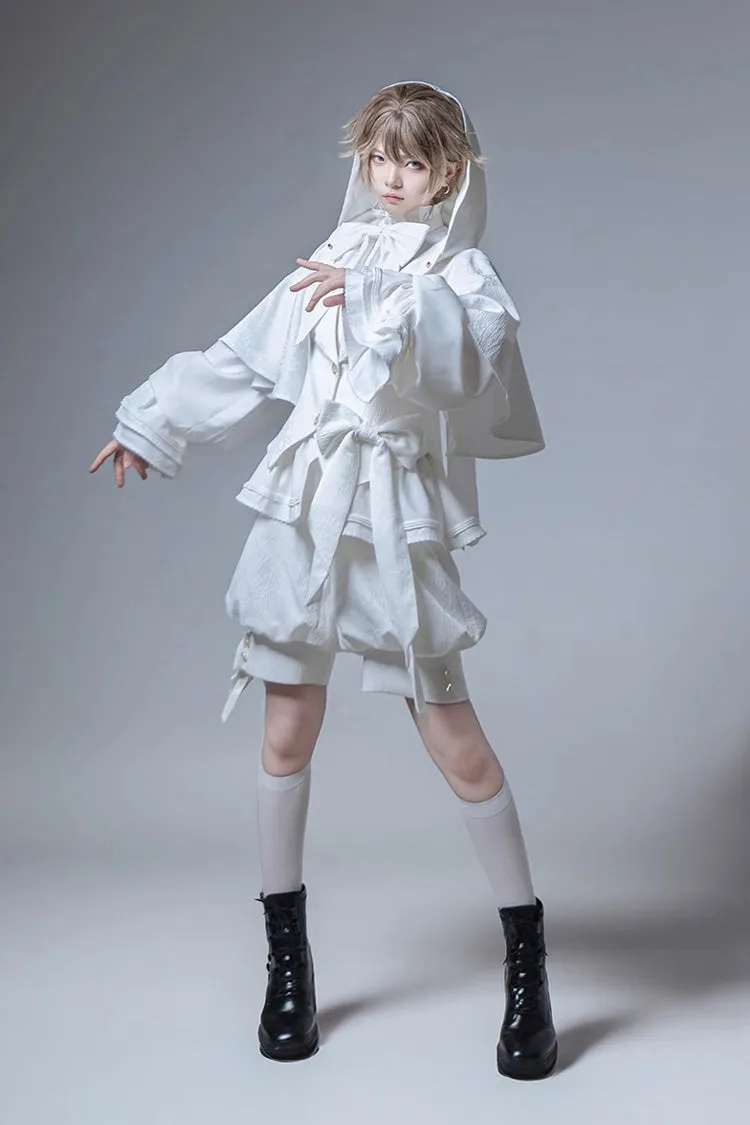 White Rabbit Hunting White Moonlight Edition Vintage Ouji Fashion Lolita Coat