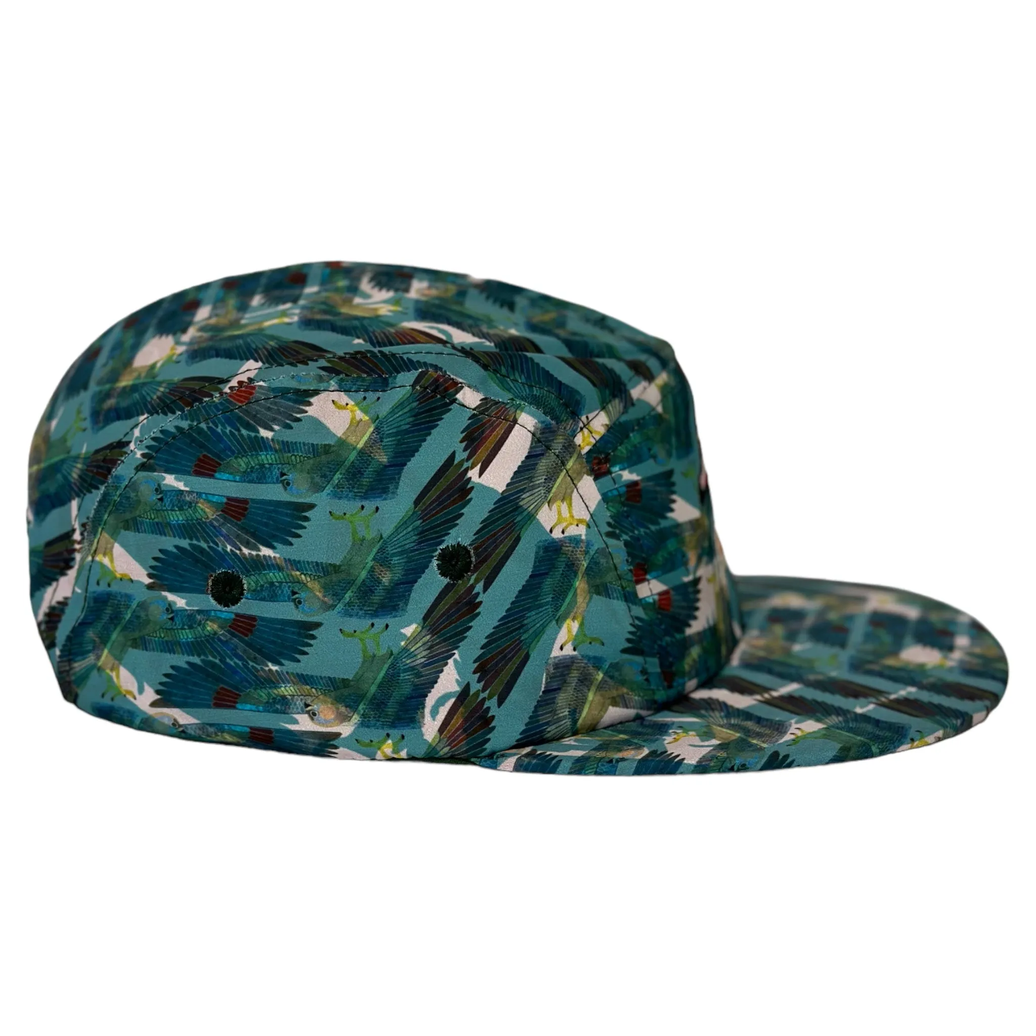 WOOD DUCK HUNTING on a Vintage 5 Panel SnapBack Cap Hat Custom Embroidered ￼