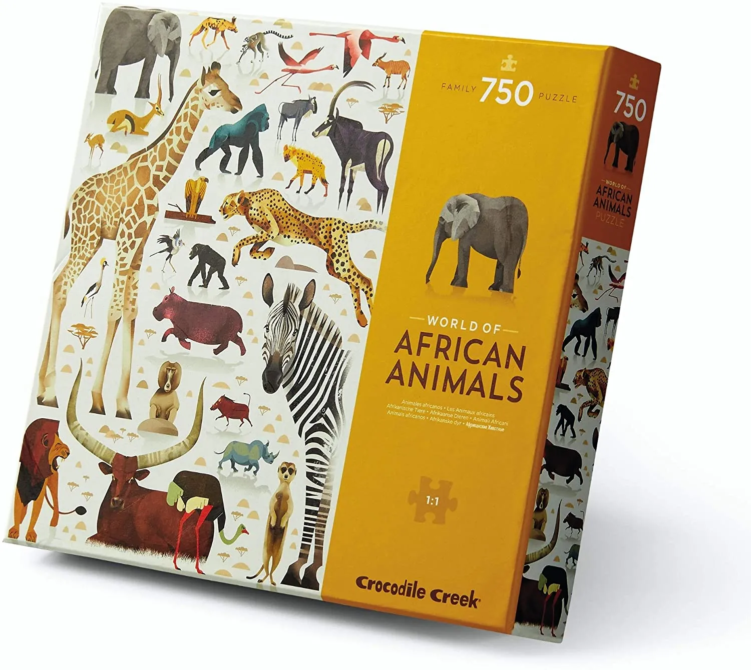 World of African Animals Puzzl